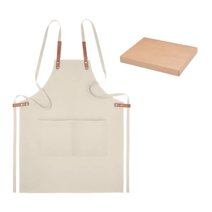 Delantal Ajustable Ecológico 100% Algodón Orgánico Canvas Nagpur