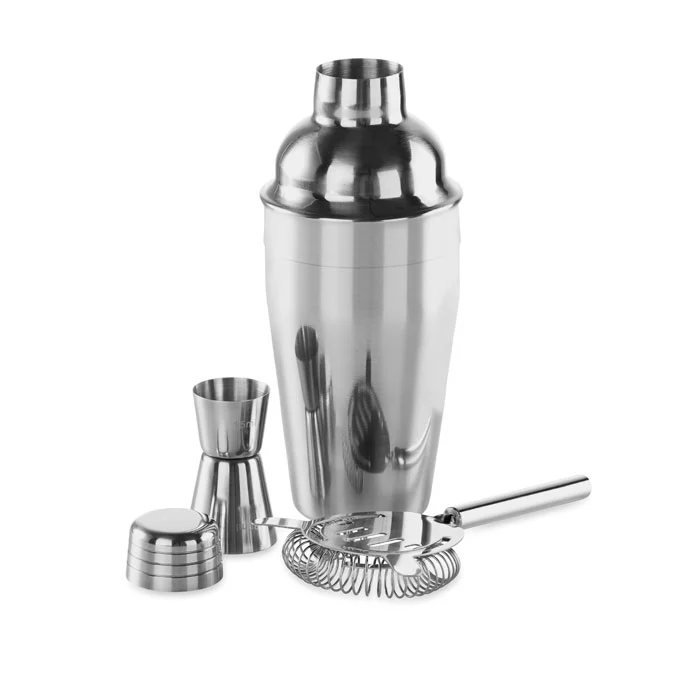 Juego de Coctelería Sostenible de Acero Inoxidable Barman Fizz 500ml
