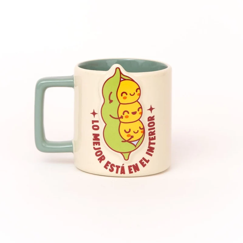 Taza 3D guisantes - Lo mejor está en el interior
