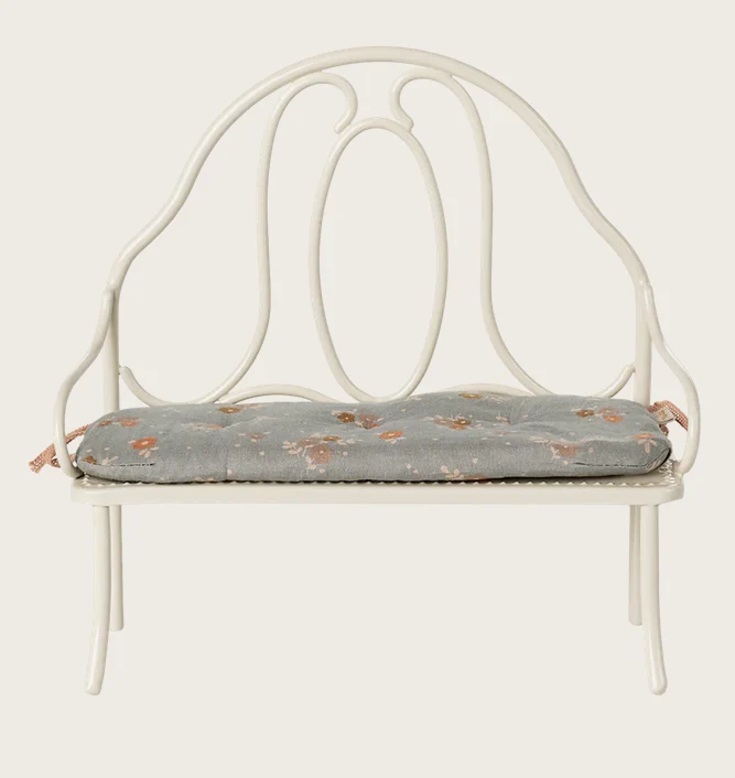 Banco vintage, Miniatura - Branco-creme