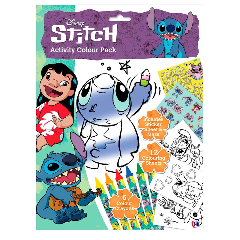 SET ATIVIDADES DE COLORIR - STITCH