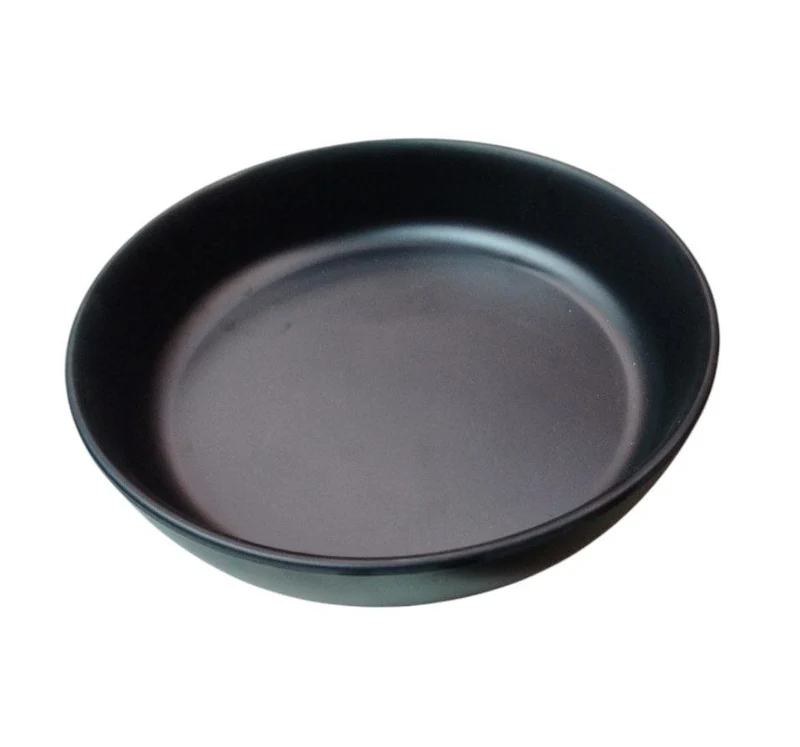 Plato tazon ensalada 26 cm Melamina Negra Mate TAV