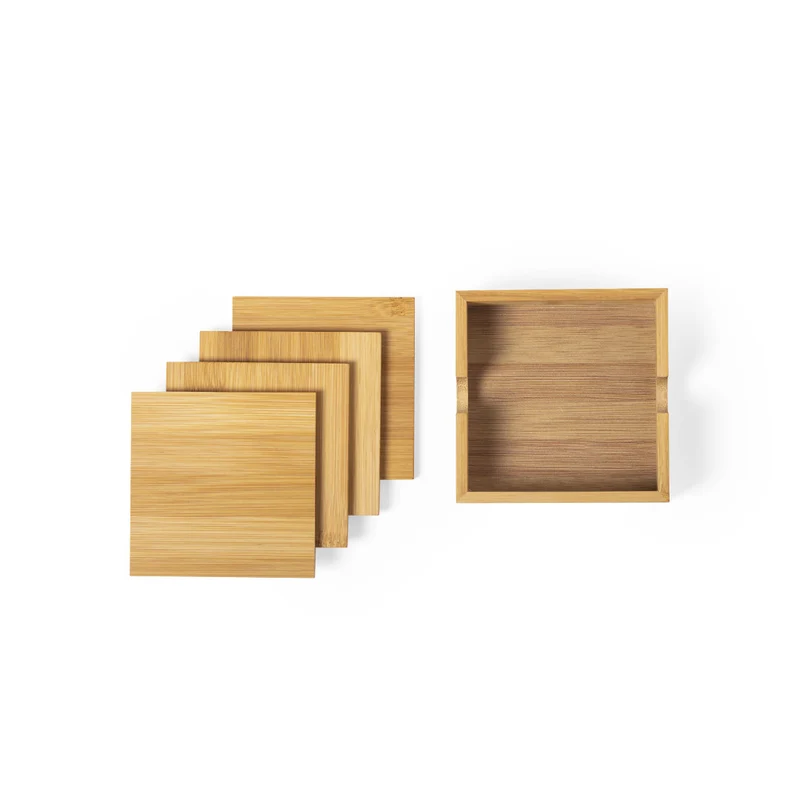 Set de Posavasos Ecológicos de Bambú Kappal