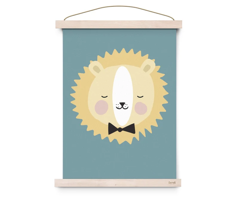Ilustração A3 friendly lion