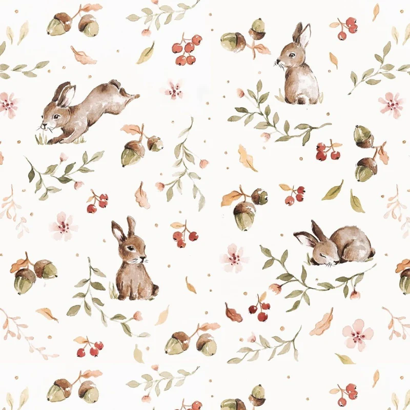 Papel de parede - Coelhos felizes