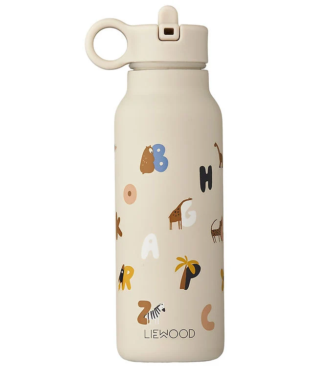 Garrafa de Água térmica Falk 350 ml - Alphabet / Sandy