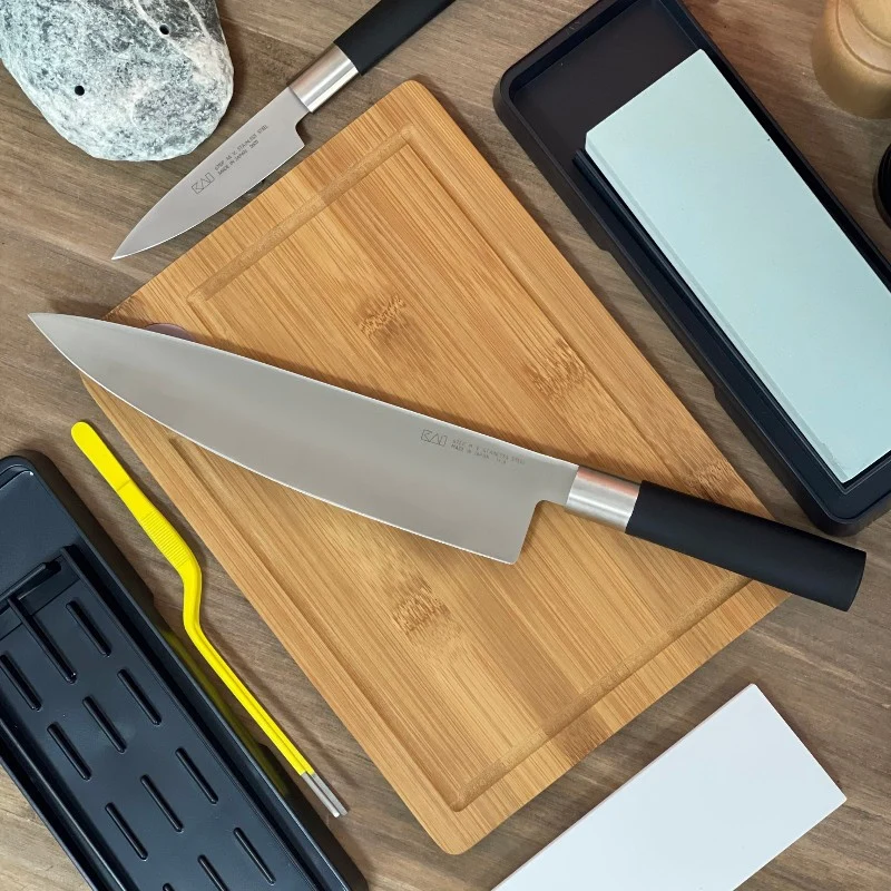 Cuchillo Cebollero Kai Wasabi Black 23cm Japonés Chef