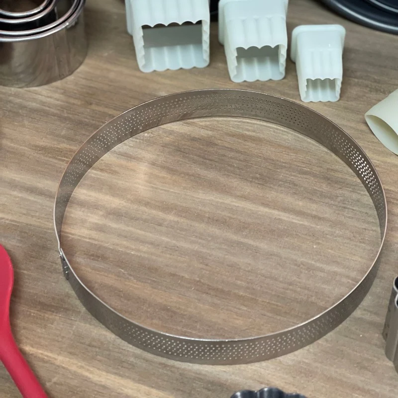 Aro Perforado para Tartas 20 cm Acero Inoxidable - Altura 2 cm Lacor