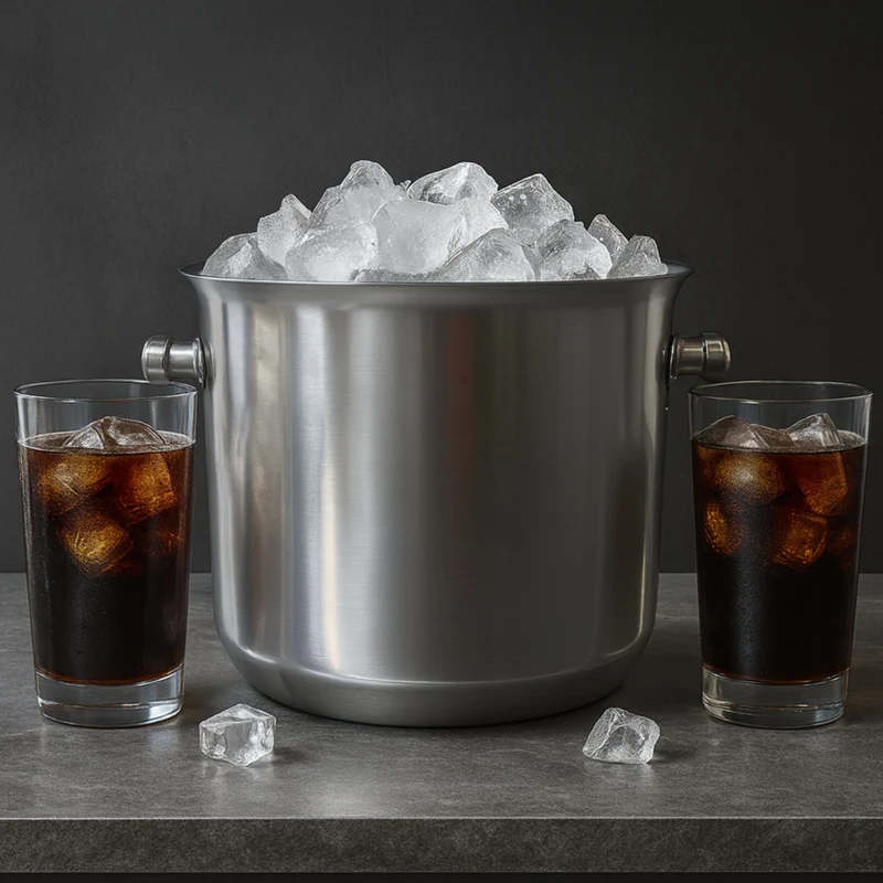 Hielera Dnx recta de 2.5 lts Acero Inox