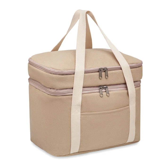 Bolsa Nevera Sostenible Algodón Canvas Kecil Large Top