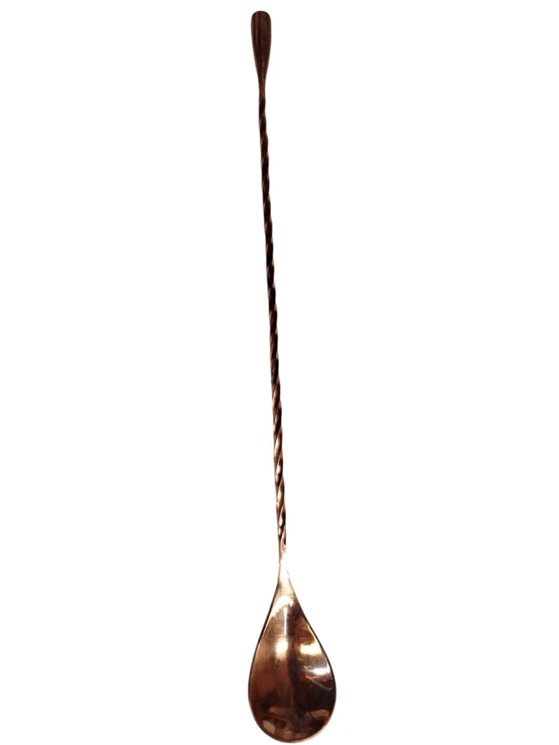 Cuchara Bailarina Cobrizada acero inoxidable Para Bar 40 Cm CCS