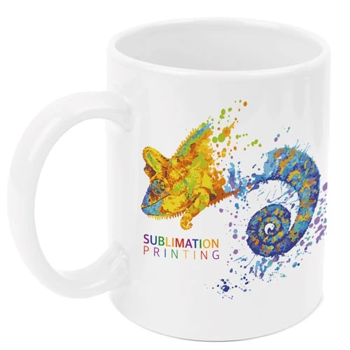 Caneca Sublimação Bornel Branca 350ml Classe AA - Pack 6 Unidades personalização