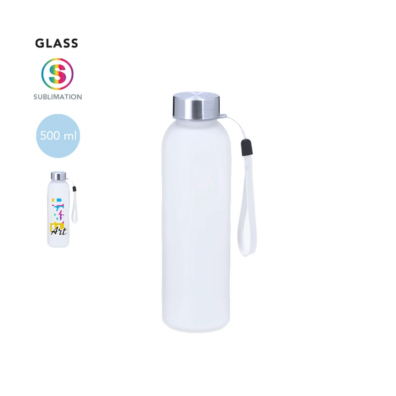 Bidón de Cristal y Acero Inox Stevens 500 ml