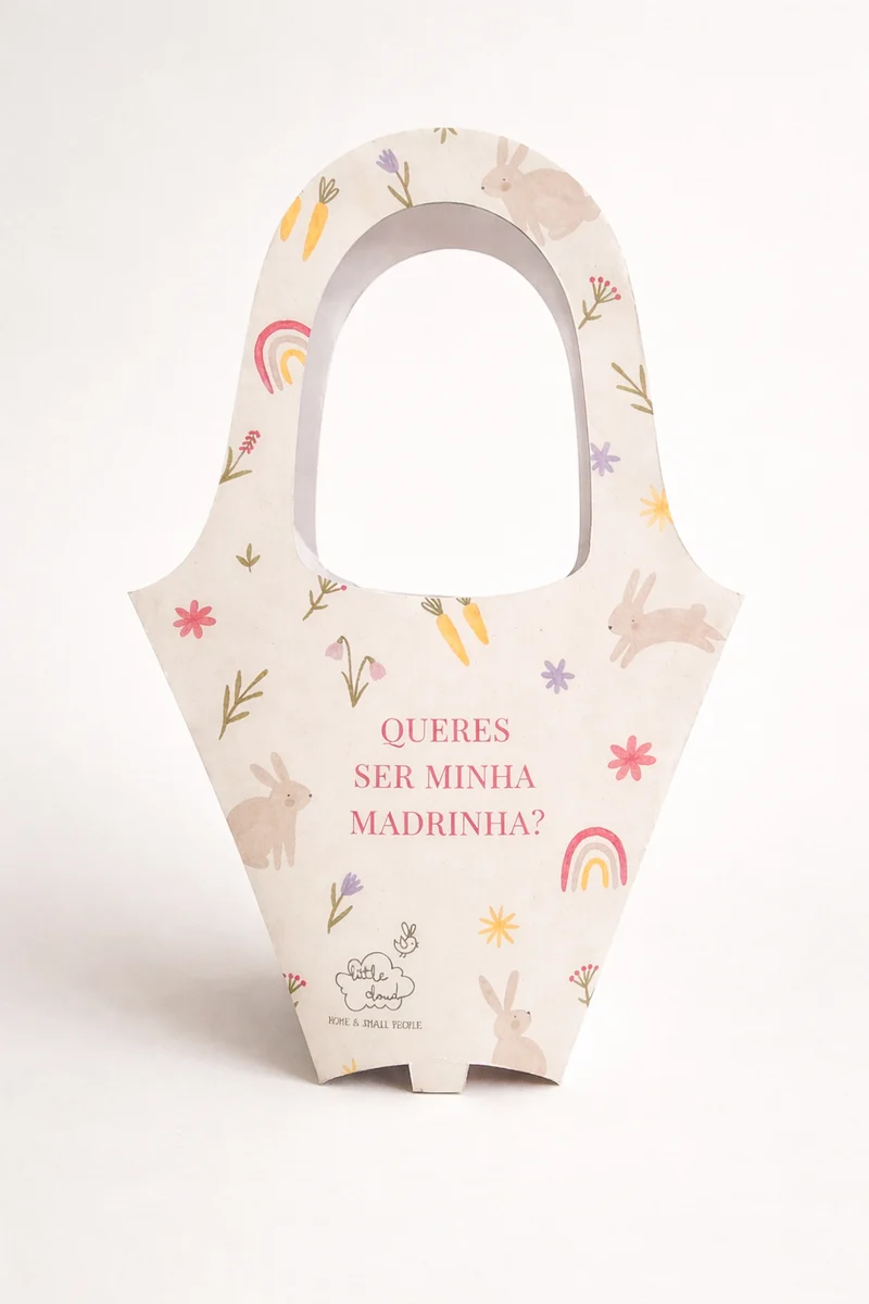 Cesto de Papel - Queres Ser Minha Madrinha?