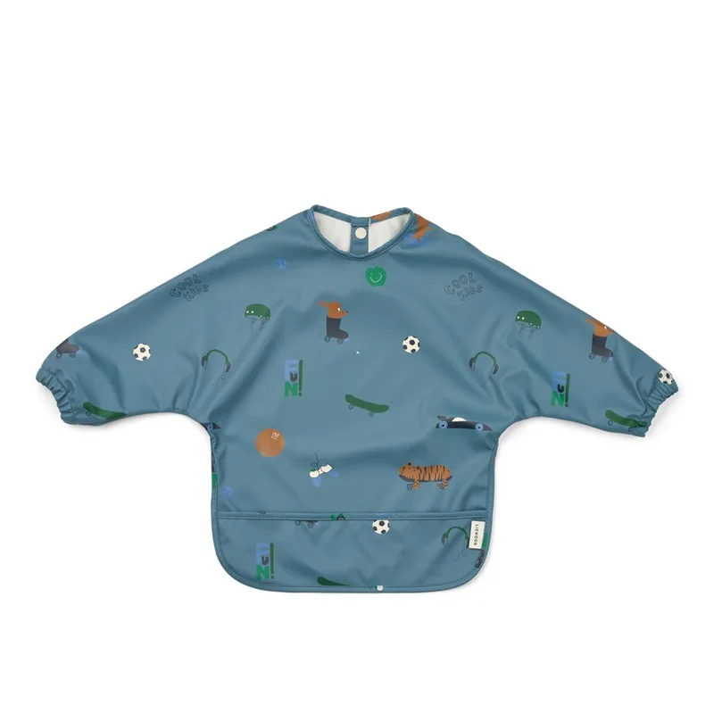 Babete Merle Manga Comprida - Fun / Beach blue