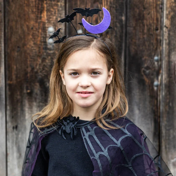 Diadema Bat-acular con murciélagos y luna brillante - Great Pretenders