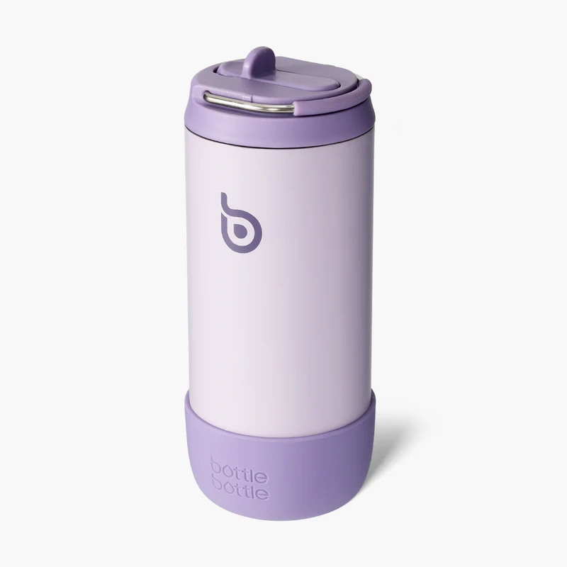 Bouteille avec Couvercle Paille 12oz