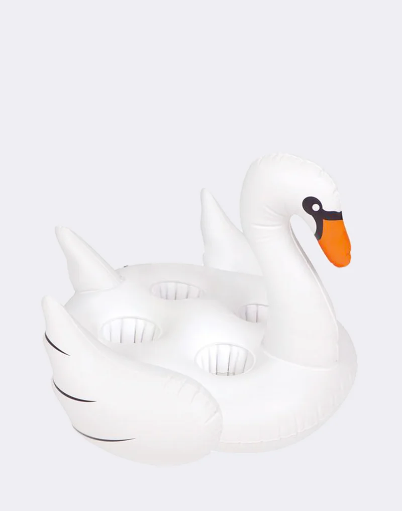 Porta-bebidas inflável - Swan
