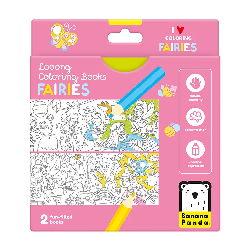 Looong Coloring Book +4anos - Eu Amo Colorir Fadas