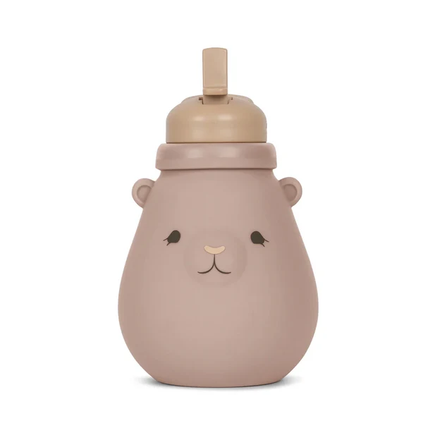 Garrafa / Biberão de silicone - Blush