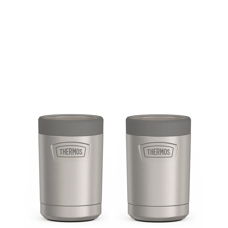 12oz Icon™ Can Insulator Bundle - Matte Stainless Steel