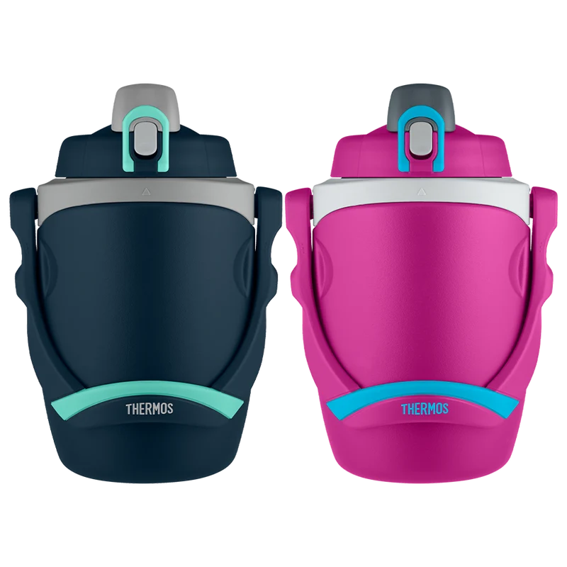 64oz Insulated Water Bottle Navy & Pink Bundle