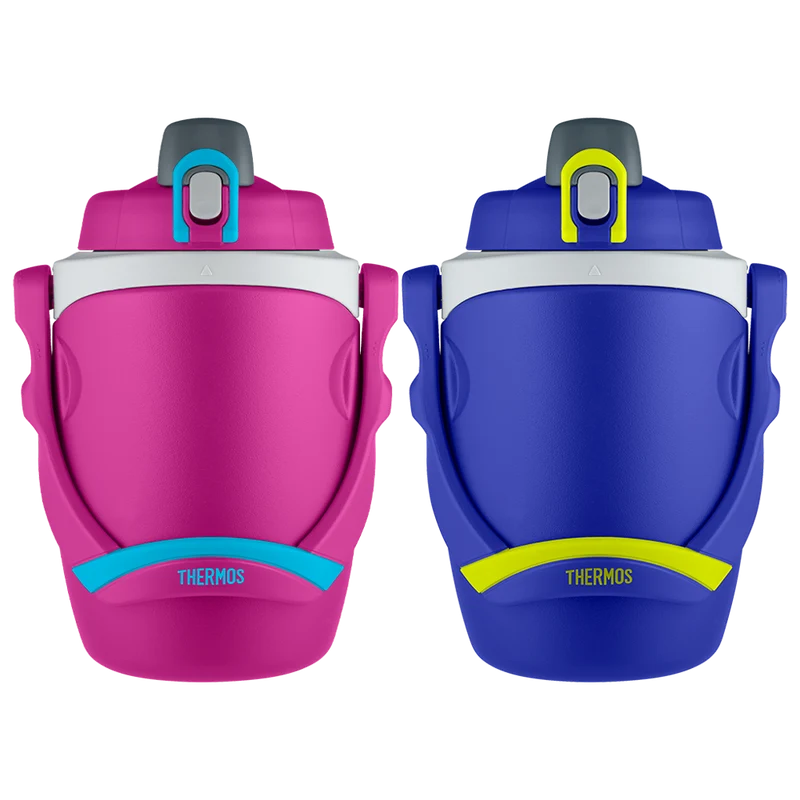 64oz Insulated Water Bottle Blue & Pink Bundle