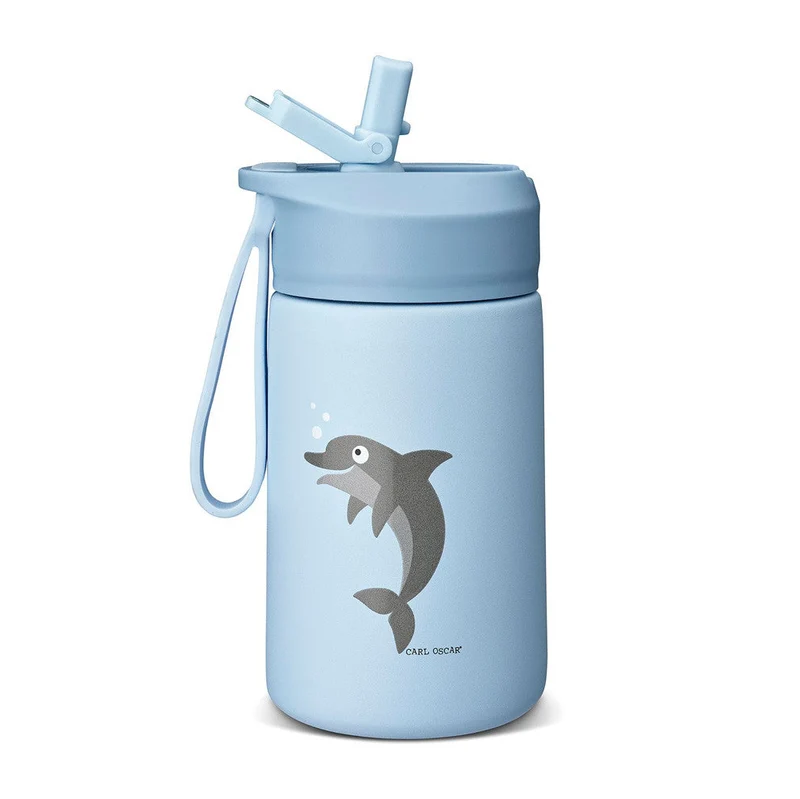 Botella de Acero Steel Hydraflip 0.4L Blue Dolphin · Carl Oscar