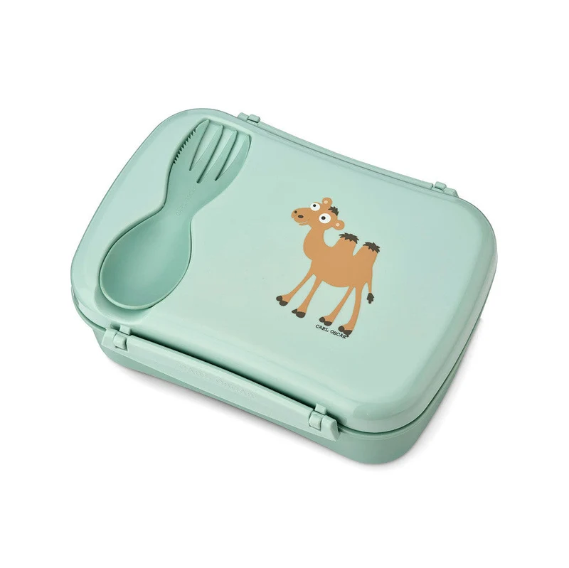 Caja de Almuerzo N'ice Box Green Camel · Carl Oscar