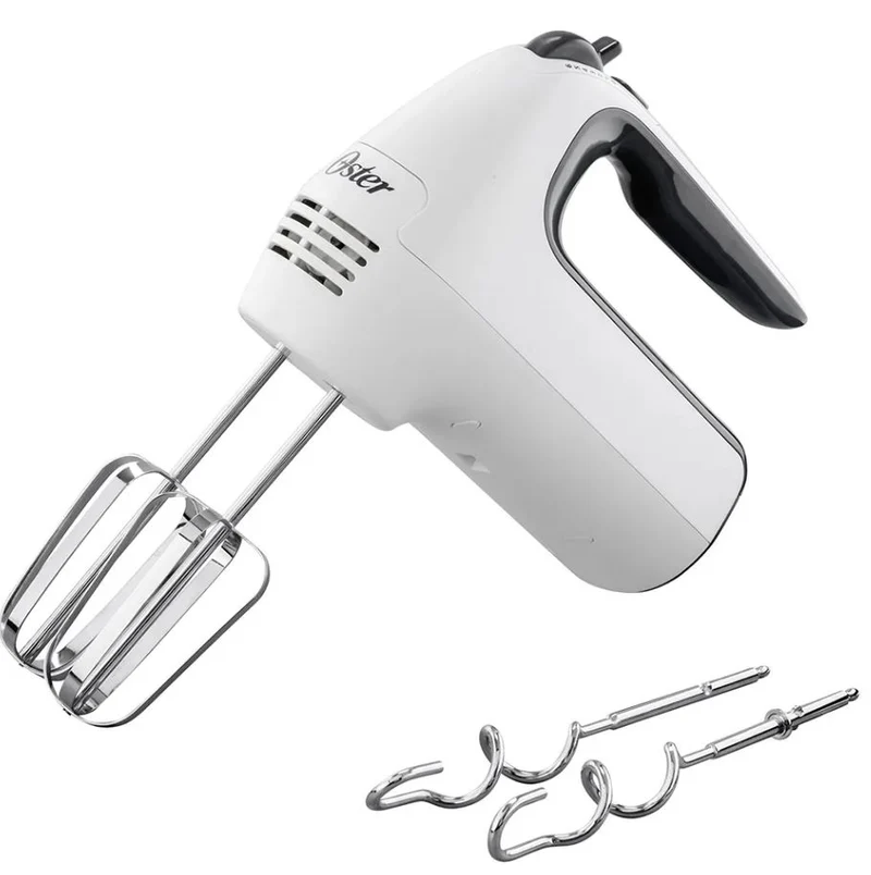 Batidora de mano Oster blanca 6 velocidades y función turbo FPSTHM3532