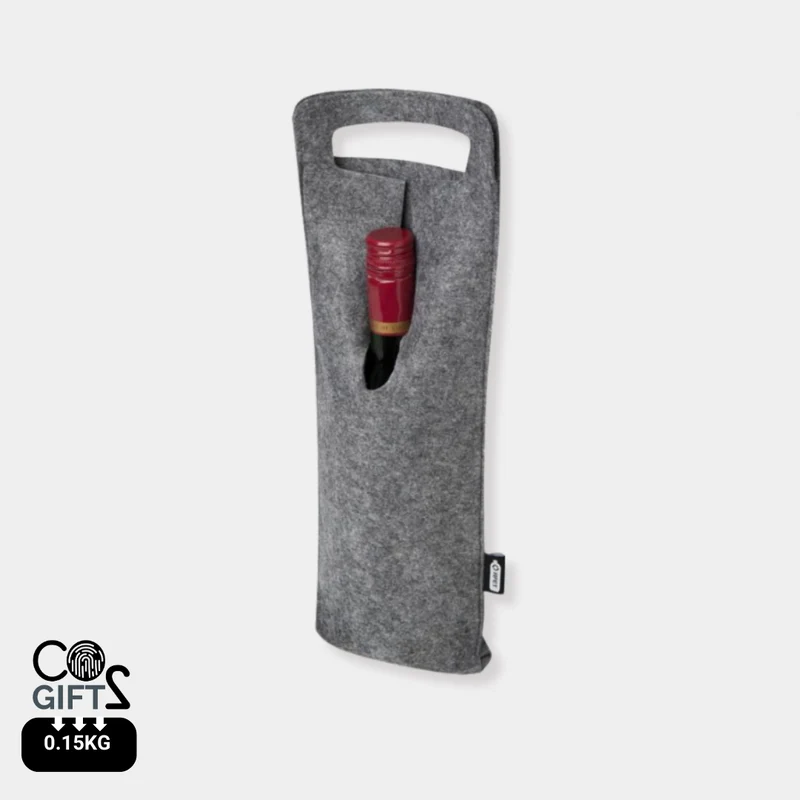 Bolsa Vino Sostenible Fieltro Reciclado GRS Felta 75 cl