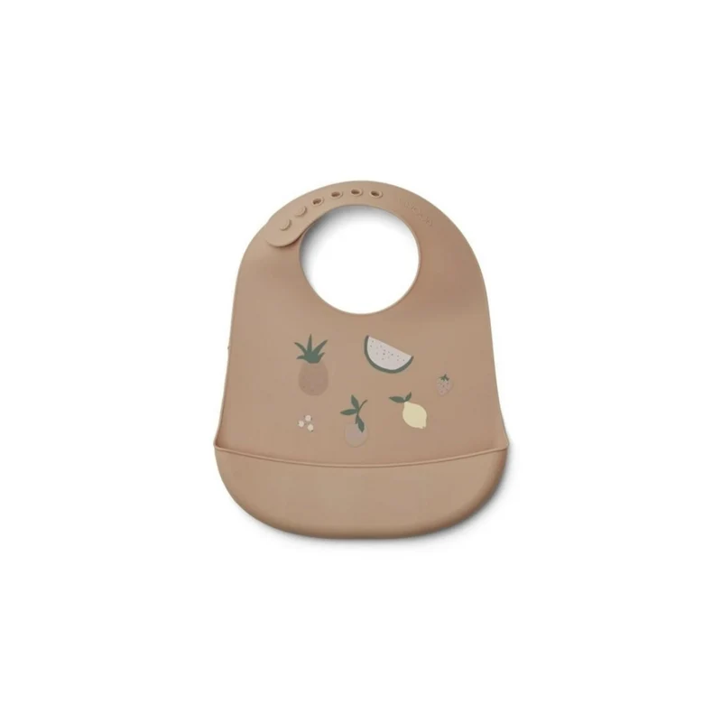 Babete de Silicone Tilda - Fruta Rosa Tuscano
