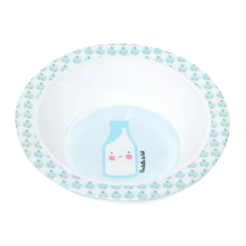 Le Petit dejeuner tigela azul melamina