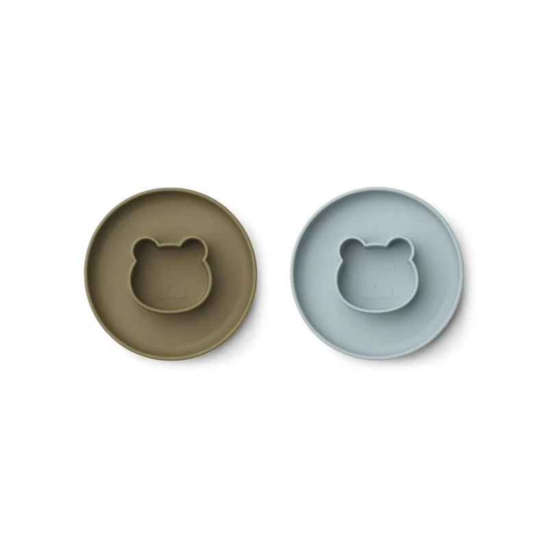 Prato Gordon 2 Pack - Urso Mix Azul/Khaki