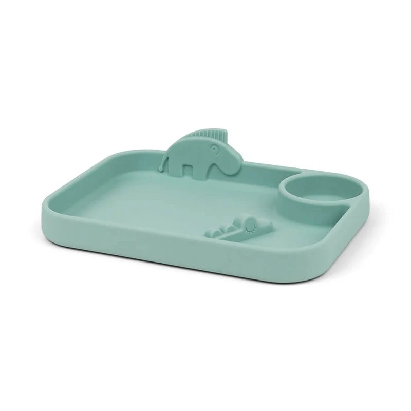 Prato Compartimentos Peekaboo - Azul