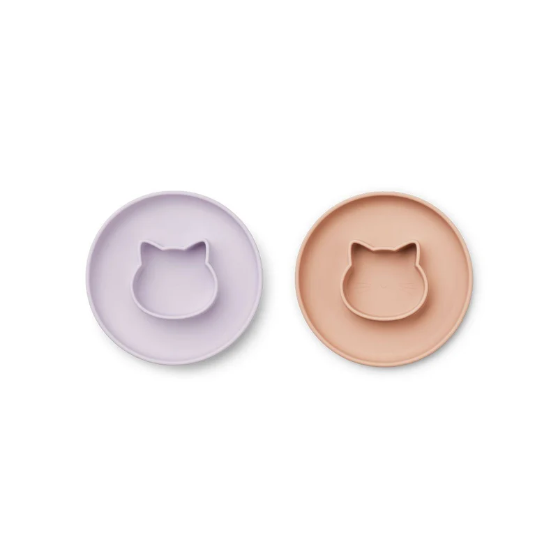 Prato silicone com divisória Gordon - Urso mostarda