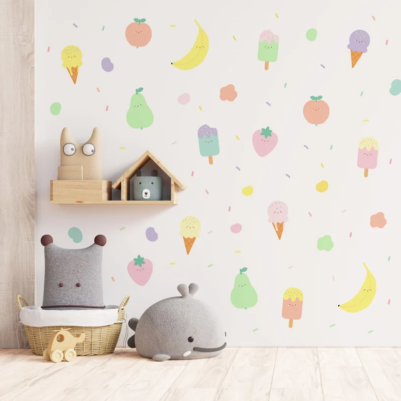 Wallstickers Frutas e gelados