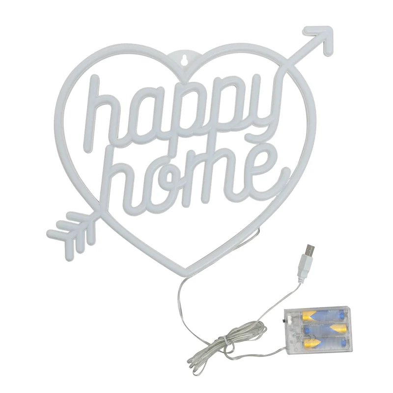 Neon lamp - Happy home