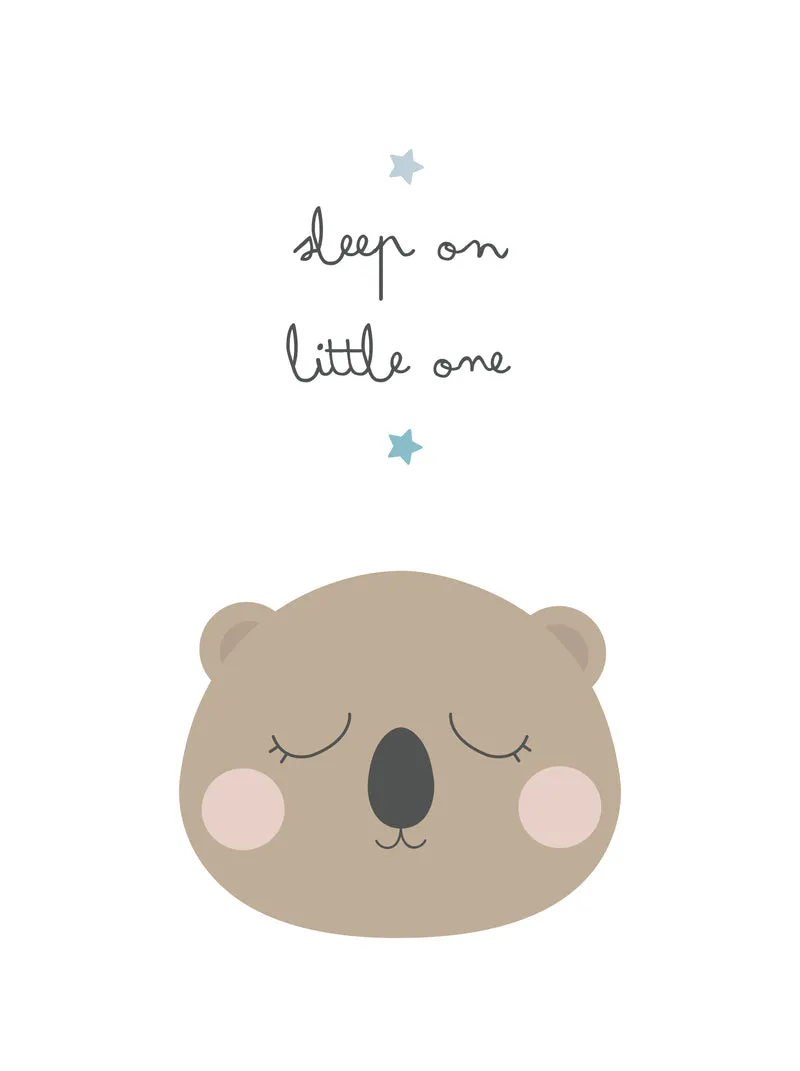 Ilustração A3 Koala Azul