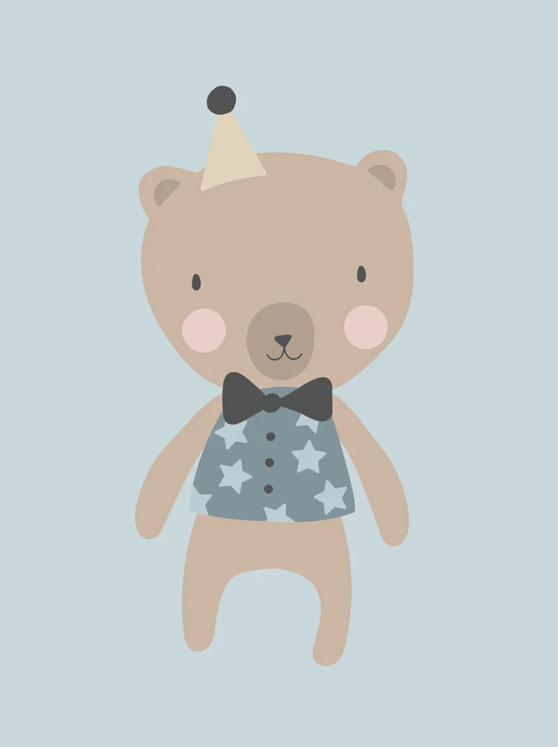 Ilustração A3 Bear Star