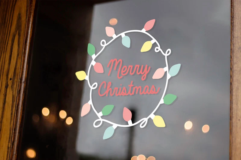 Adesivo de parede Feliz Natal
