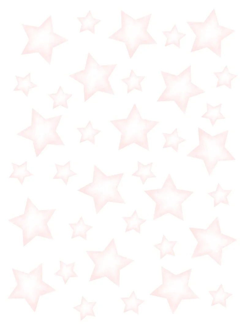 Wallstickers rosa estrelas - coleção grafite