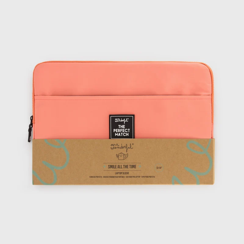 Funda de portátil 13-14" salmón - The perfect match