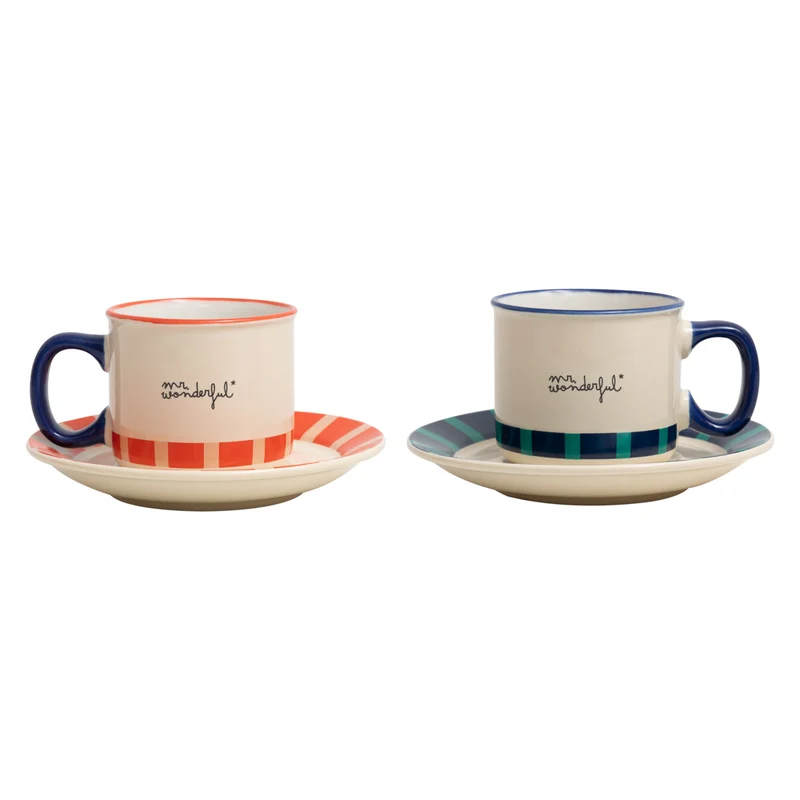 Set de 2 tasses espresso pour afficher un amour véritable