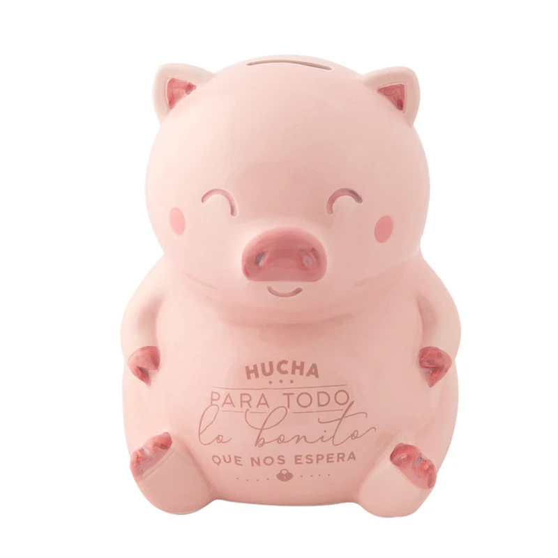 Hucha cerdito para todo lo bonito que nos espera