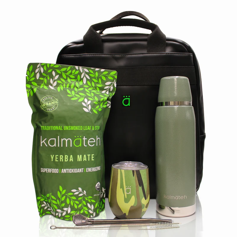 Juego completo de mate verde militar