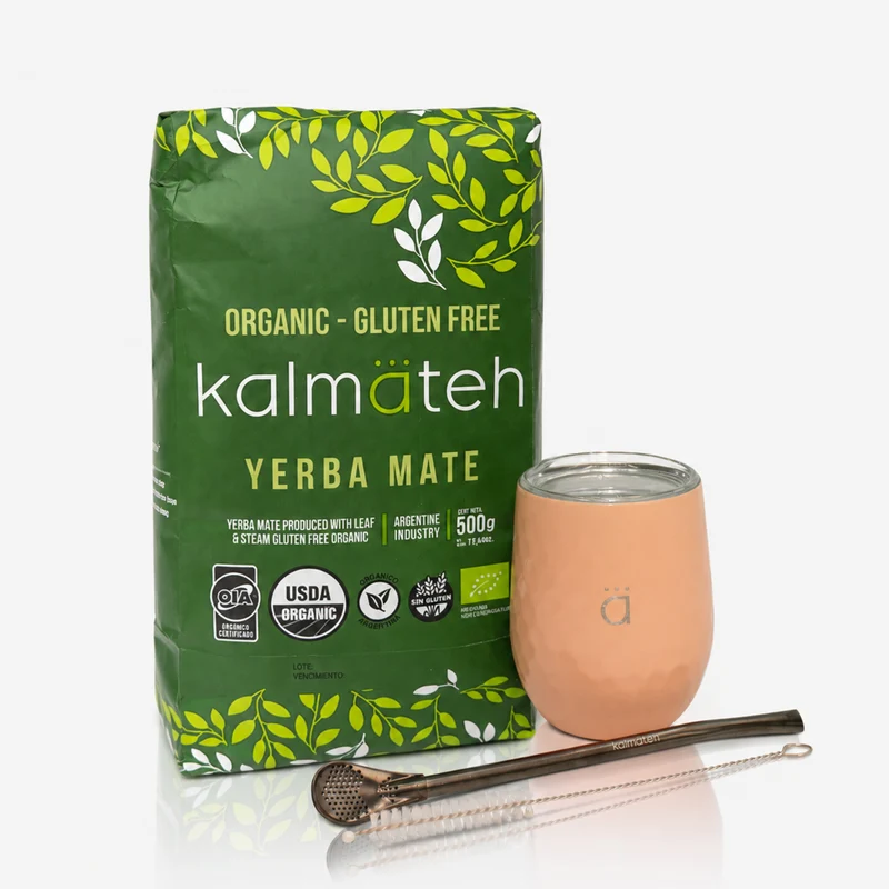 Set de iniciación para yerba mate clásico de durazno