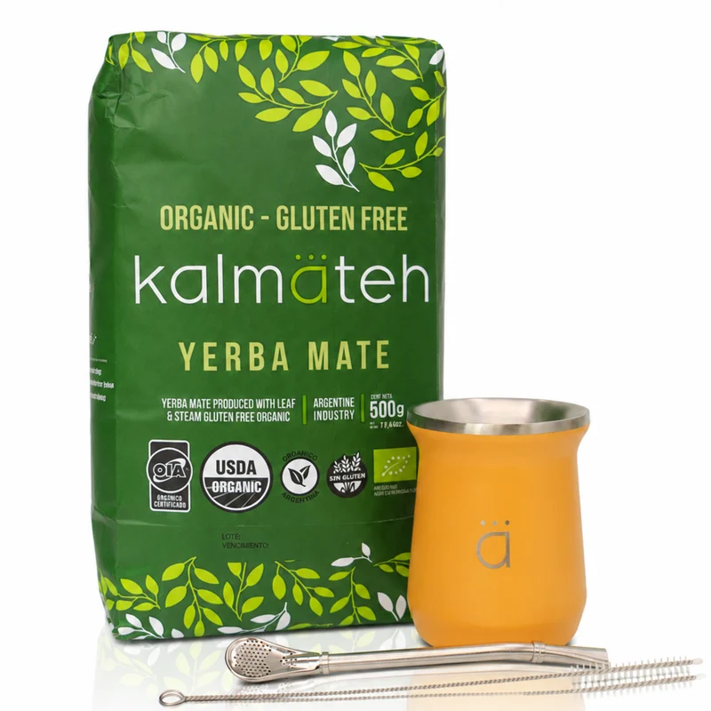 Juego de iniciación de mate moderno de color naranja