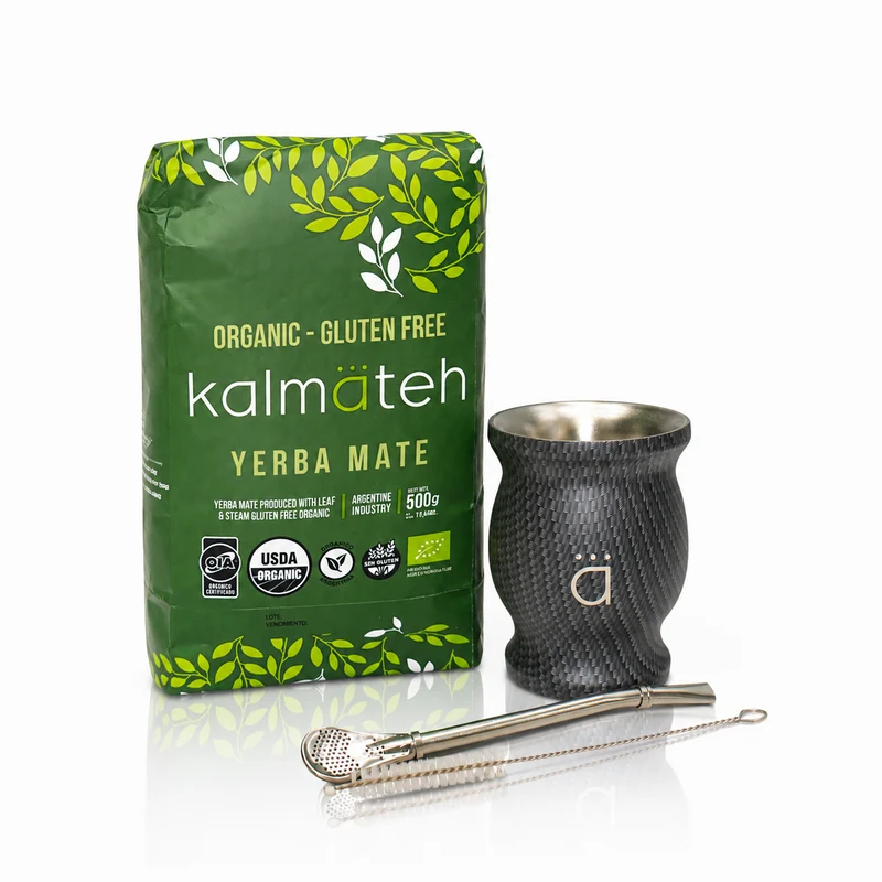 Juego de iniciación de yerba mate tradicional Galactic Black