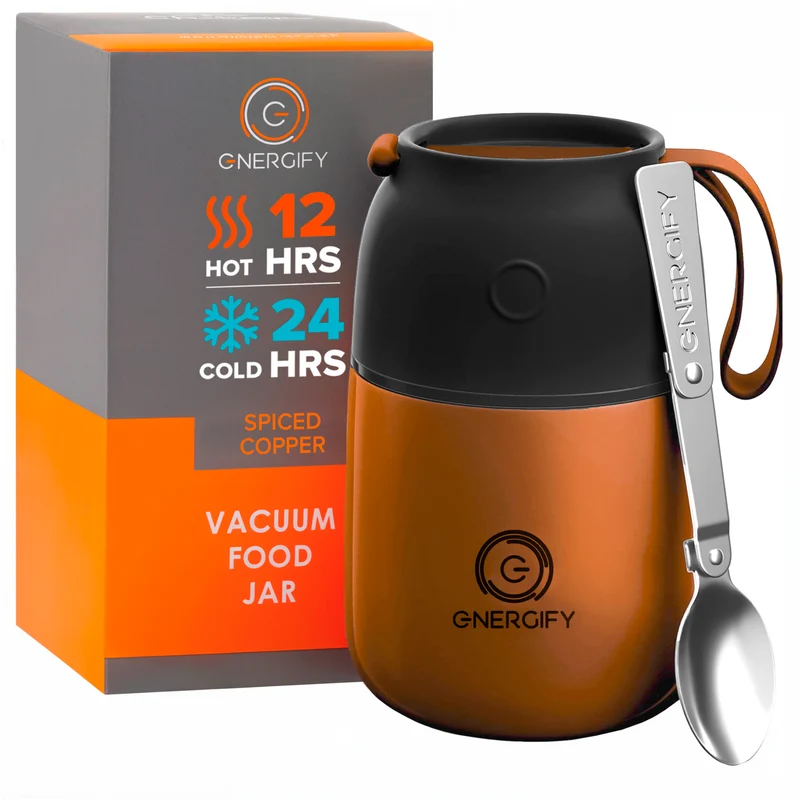 17 oz VACUUM INSULATED FOOD JAR - SPICED COPPER